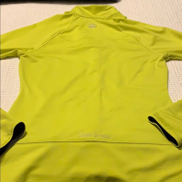 Neon Green Under Armour Fitted Jacket - Picture 4 of 5